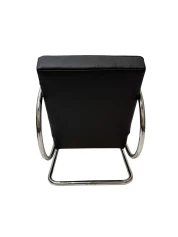 Art Deco Modernist Bauhaus Tubular Steel Lounge Chair by Frits Kuyken, 1936